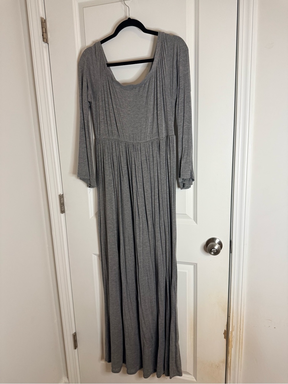 torrid Grey Long Sleeve Maxi Dress